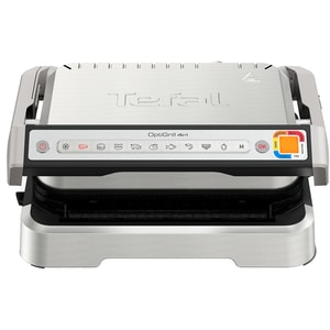 Gratar electric TEFAL OptiGrill 4in1 GC774D30, 2100W, 9 programe automate, argintiu-negru