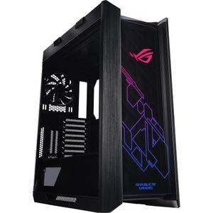 Carcasa PC ASUS ROG Strix Helios, USB 3.1 Gen 2 Type C, fara sursa, negru