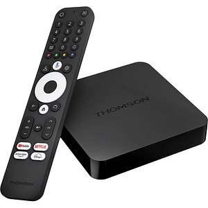Mediaplayer THOMSON Streaming Box 240, 4K, Wi-Fi, Bluetooth, HDMI, HDR10, negru