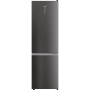 Combina frigorifica HAIER HDW3620DNPD, No Frost, 377 l, H 200 cm, Clasa D, Wi-Fi, dark inox