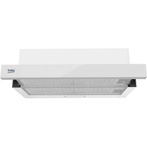 Hota incorporabila telescopica BEKO HNT63322WH, 1 motor, 320 m3/h, L 60 cm, alb