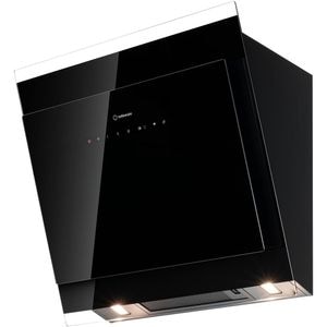 Hota decorativa TURBIONAIRE Ivy 60 Wall Black TVY60WB, 1 motor, 800 m3/h, L 60 cm, negru