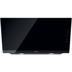 Hota decorativa WHIRLPOOL WHVS 93F LT BSS/1, 1 motor, 640 m3/h, L 90 cm, negru