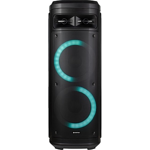 Boxa portabila VORTEX VO2616, 50W RMS, Bluetooth, Radio FM, negru