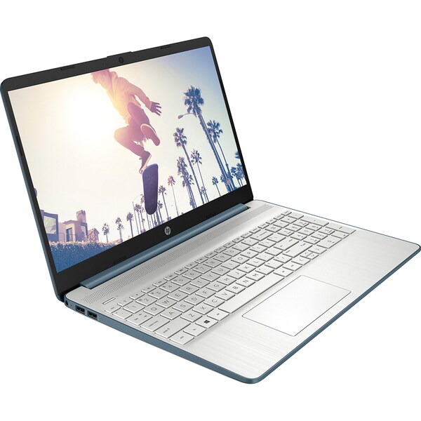 Laptop HP 15s-fq5002nq, Intel Core i7-1255U pana la 4.7GHz, 15.6" FHD, 16GB, SSD 1TB, Intel Iris Xe Graphics, Free DOS, albastru