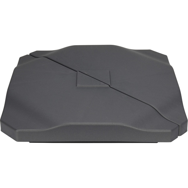 Baza umbrela KI, 2 bucati, plastic, 50 x 50 x 7.5 cm, antracit