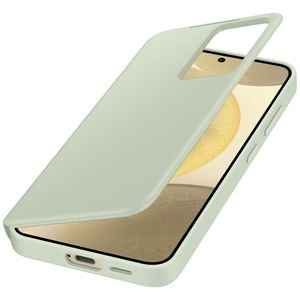 Husa SAMSUNG Smart View Wallet Case pentru Galaxy S24, EF-ZS921CGEGWW, Light Green