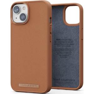 Husa telefon NJORD Genuine Leather Case - Apple iPhone 14 Plus - Cognac