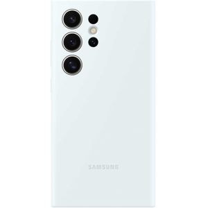 Husa telefon SAMSUNG Silicone Case pentru Galaxy S24 Ultra, EF-PS928TWEGWW, White