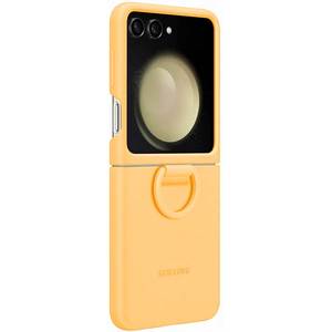 Husa telefon SAMSUNG Silicone Case with Ring pentru Galaxy Z Flip5, EF-PF731TOEGWW, Apricot