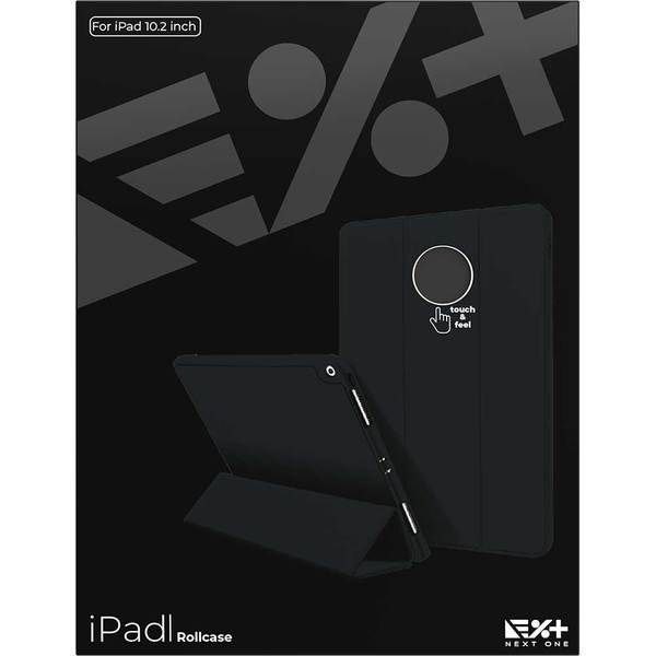 Husa NEXT ONE Rollcase IPAD-10.2-ROLLBLK pentru iPad 10.2" 9th Gen/8th Gen/7th Gen, Black