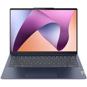Laptop LENOVO IdeaPad Slim 5 14ABR8, AMD Ryzen 7 7730U pana la 4.5GHz, 14" WUXGA, 16GB, SSD 512GB, AMD Radeon Graphics, Free DOS, Abyss Blue