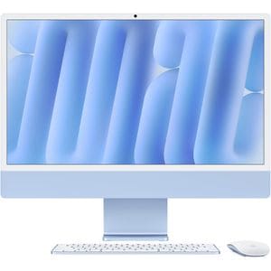 Sistem PC All in One APPLE iMac (2024) mwuf3ro/a, Apple M4, 24" Retina 4.5K, 16GB, SSD 256GB, 8-core GPU, macOS Sequoia, Blue, Tastatura layout RO