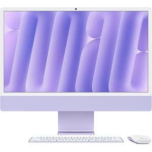 Sistem PC All in One APPLE iMac (2024) z1e7000mb, Apple M4, 24" Retina 4.5K, 16GB, SSD 1TB, 8-core GPU, macOS Sequoia, Purple, Tastatura layout Int
