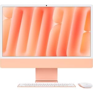 Sistem PC All in One APPLE iMac (2024) z1k8000f6z, Apple M4, 24" Retina 4.5K, 24GB, SSD 1TB, 10-core GPU, macOS Sequoia, Orange, Tastatura layout RO