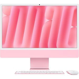 Sistem PC All in One APPLE iMac (2024) mwug3ro/a, Apple M4, 24" Retina 4.5K, 16GB, SSD 256GB, 8-core GPU, macOS Sequoia, Pink, Tastatura layout RO