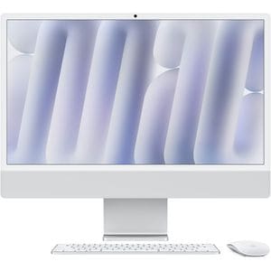Sistem PC All in One APPLE iMac (2024) mwuc3ro/a, Apple M4, 24" Retina 4.5K, 16GB, SSD 256GB, 8-core GPU, macOS Sequoia, Silver, Tastatura layout RO