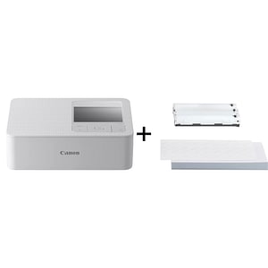 Kit Imprimanta foto CANON Selphy CP1500, USB, Wi-Fi, alb + Hartie RP54