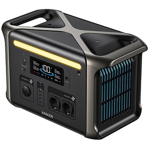 Statie de incarcare portabila ANKER Solix F1500, 1800W, 1536Wh, AC, USB-A, USB-C, MC4, XT60, negru