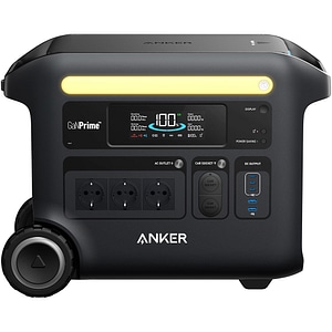 Statie de incarcare portabila ANKER Solix F2600, 2400W, 2560Wh, AC, USB-A, USB-C, MC4, XT60, negru
