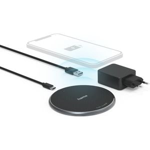 Incarcator wireless HAMA QI-FC10 201688, universal, Quick Charge 3.0, 10W, negru