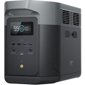 Statie Incarcare ECOFLOW Delta 2 Max, 2048Wh, 4800W, USB A, USB C, Schuko, negru