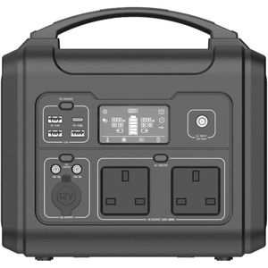 Statie incarcare EZVIZ PS600, 607Wh, 600W, USB C, USB A, Schuko, negru