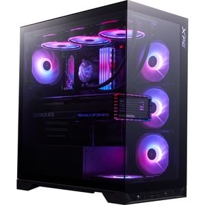 Carcasa PC XPG Invarder X BTF, USB 3.2 Type-C, fara sursa, ARGB, negru