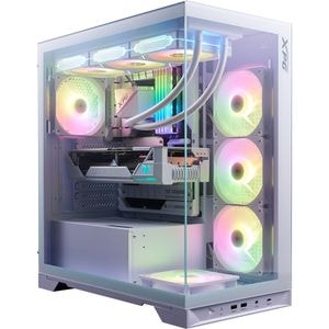 Carcasa PC XPG Invarder X BTF, USB 3.2 Type-C, fara sursa, ARGB, alb