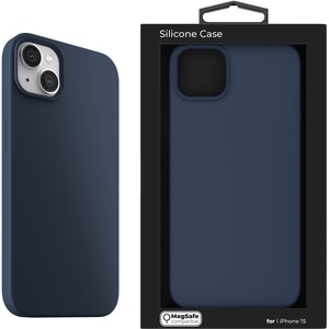 Husa telefon Silicone Case NEXT ONE pentru Apple iPhone 15, Blue