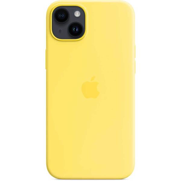 Husa telefon APPLE Silicone Case cu MagSafe - Canary Yellow pentru iPhone 14, MQU73ZM/A