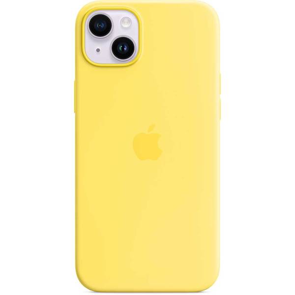 Husa telefon APPLE Silicone Case cu MagSafe - Canary Yellow pentru iPhone 14 Plus, MQUC3ZM/A