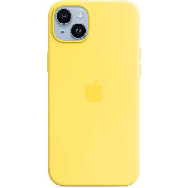 Husa telefon APPLE Silicone Case cu MagSafe - Canary Yellow pentru iPhone 14 Plus, MQUC3ZM/A