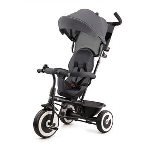Tricicleta KINDERKRAFT Aston KRASTO00GRY, 9 luni+, gri inchis-negru