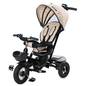 Tricicleta copii BERTONI-LORELLI Zippy Air LOR2363, 12 luni+, bej-negru