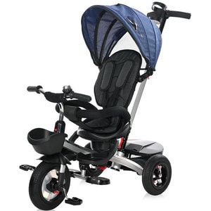 Tricicleta copii BERTONI-LORELLI Zippy Air LOR2370, 12 luni+, albastru-negru