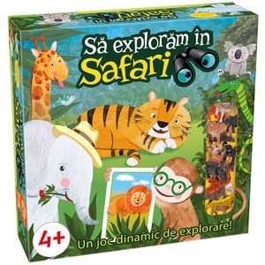 Joc educativ SEEK&FIND Sa exploram in safari 59612, 4 ani+, 4 jucatori