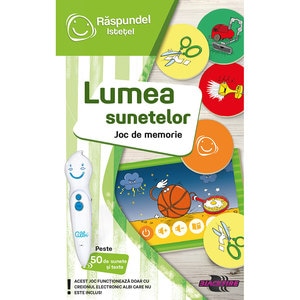 Joc memorie RASPUNDEL ISTETEL Lumea sunetelor RASP63126, 3 ani+, multicolor