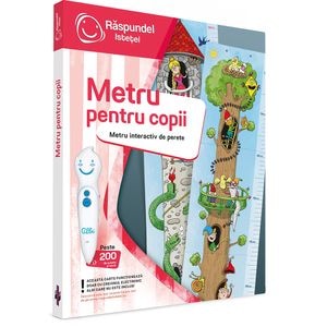 Carte interactiva RASPUNDEL ISTETEL Metru pentru copii RASP86334, 3 ani+, multicolor