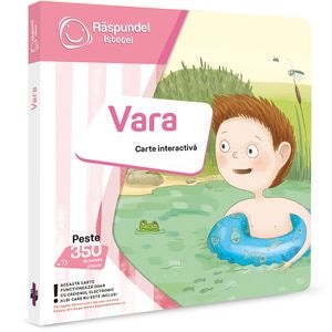 Carte interactiva RASPUNDEL ISTETEL Vara RASP86394, 2 ani+, multicolor