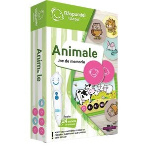Joc de memorie RASPUNDEL ISTETEL Animale 19580, 3 ani+, 2-4 jucatori