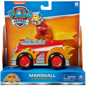 Figurina PAW PATROL Vehicul de baza Marshall 20127441, 3 ani+, rosu-galben