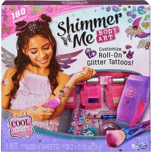 Jucarie de rol SPINMASTER Go Glam Studio - Tatuaje Glitter 6061176, 8 ani+, multicolor