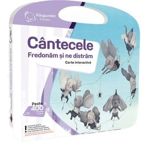 Carte interactiva RASPUNDEL ISTETEL Cantecele Fredonam si ne distram 87502, 3 ani+, multicolor