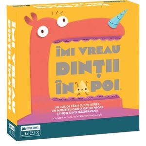 Joc de societate EXPLODING KITTENS Imi vreau dintii inapoi EKITHBK01, 4 ani+, 2-4 jucatori