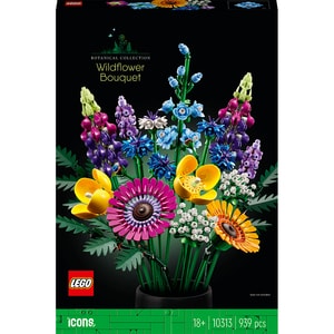 LEGO Icons: Buchet de flori de camp 10313, 18 ani+, 939 piese