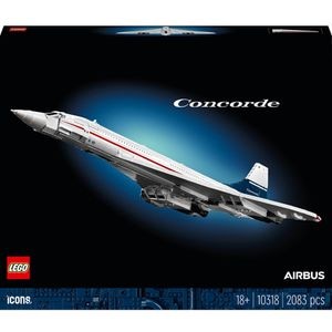LEGO Icons: Concorde 10318, 18 ani+, 2083 piese
