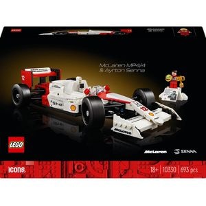 LEGO Icons: McLaren MP4/4 si Ayrton Senna 10330, 18 ani+, 693 piese