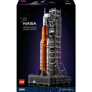 LEGO Icons:  Sistemul de lansare spatiala Artemis al NASA 10341, 18 ani+, 3601 piese