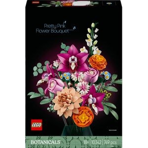 LEGO Botanicals: Frumos buchet de flori roz 10342, 18 ani+, 749 piese